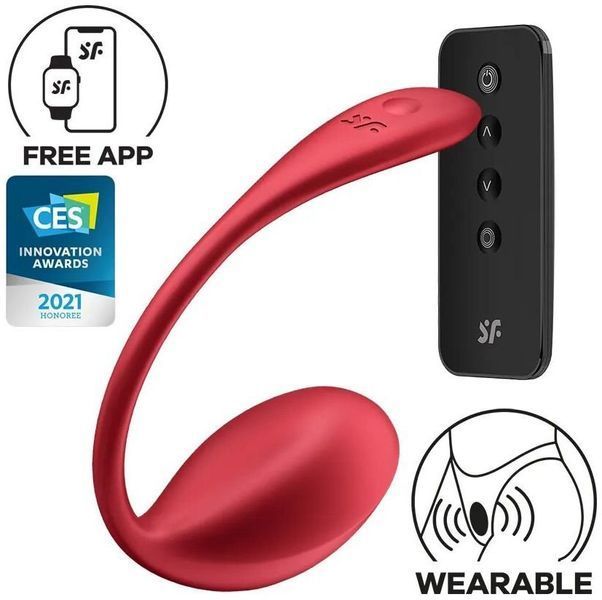 Виброяйцо Satisfyer Shiny Petal Connect App 1395348 фото