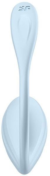 Виброяйцо Satisfyer Smooth Petal Connect App Light Blue 1354528 фото