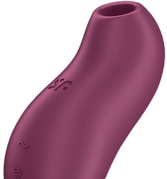 Вакуумный клиторальный стимулятор с вибрацией Satisfyer Pocket Pro 1 Purple 1354408 фото