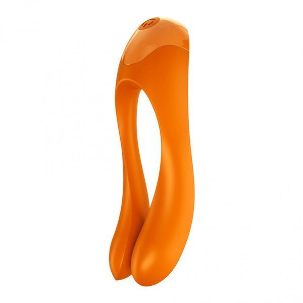 Вибратор на палец Satisfyer Candy Cane Orange 775155 фото