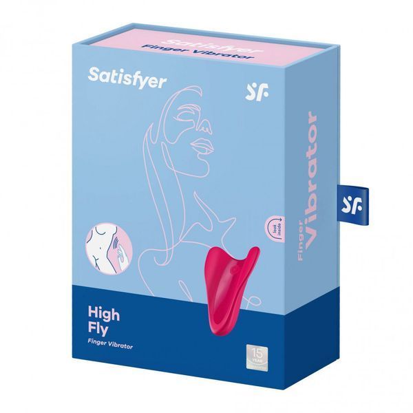 Вібратор на палець Satisfyer High Fly Red 775154 фото