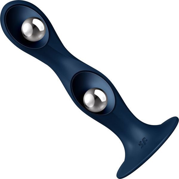 Дилдо Satisfyer Double Ball-R Dark Blue 1259156 фото