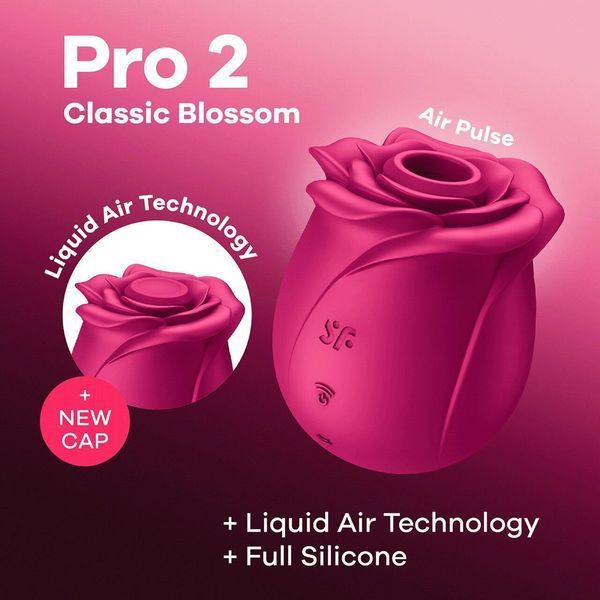 Вакуумний кліторальний стимулятор Satisfyer Pro 2 Classic Blossom 1259153 фото