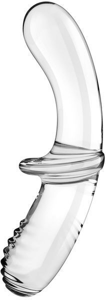 Стеклянный дилдо Satisfyer Double Crystal (Transparent) 1260578 фото