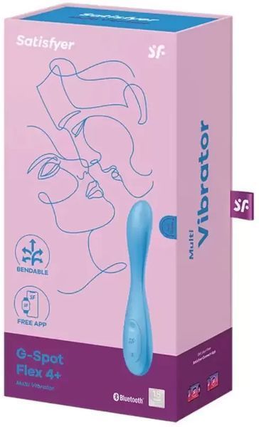 Вибратор Satisfyer G-Spot Flex 4+ blue 997518 фото