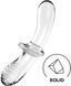 Стеклянный дилдо Satisfyer Double Crystal (Transparent) 1260578 фото 1
