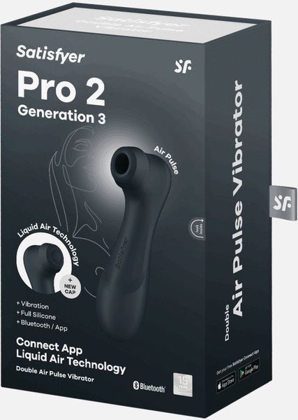 Вакуумний смарт стимулятор Satisfyer Pro 2 Generation 3 dark gray 1138267 фото