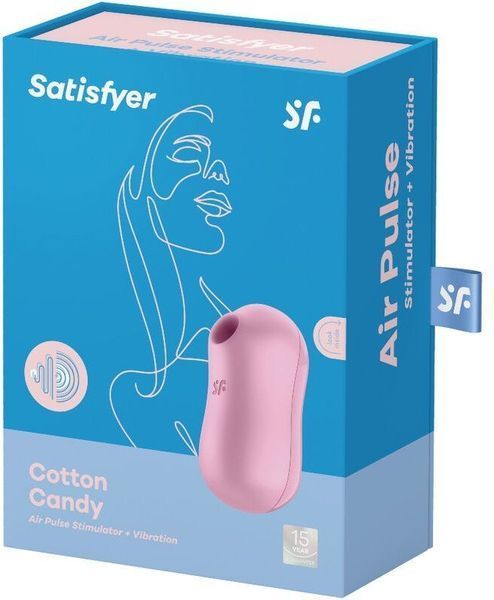 Компактний вібратор Satisfyer Cotton Candy lila 948055 фото