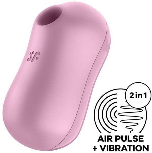 Компактний вібратор Satisfyer Cotton Candy lila 948055 фото