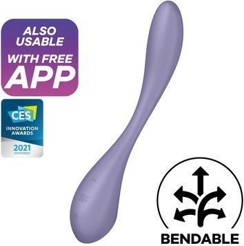Универсальный вибратор Satisfyer G-Spot Flex 5+ Lilac 1104823 фото
