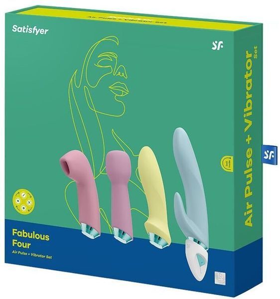 Подарочный набор секс-игрушек Satisfyer Fabulous Four 969202 фото