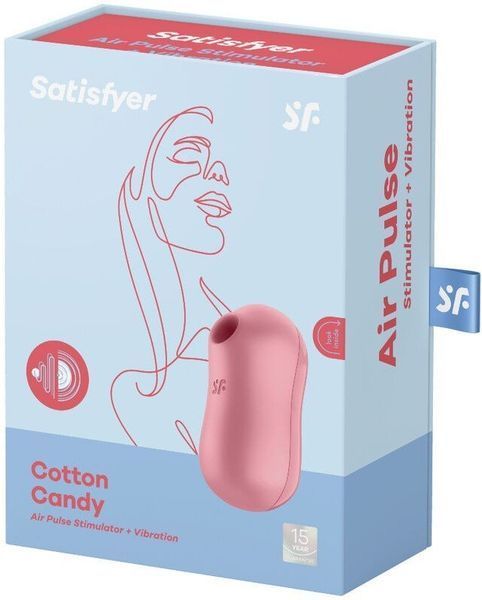 Компактний вібратор Satisfyer Cotton Candy pink 948054 фото