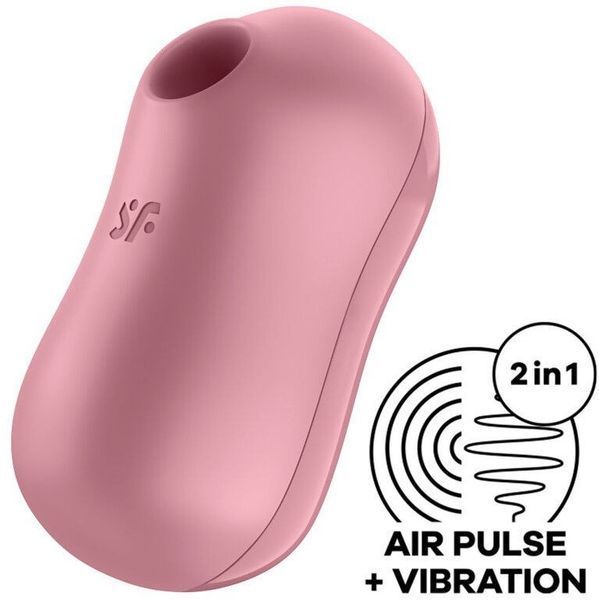 Компактний вібратор Satisfyer Cotton Candy pink 948054 фото