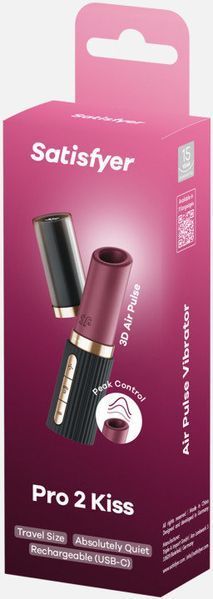 Вакуумний стимулятор клітора Satisfyer Pro 2 Kiss 1416585 фото