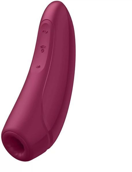 Вакуумный клиторальный стимулятор Satisfyer Curvy 1+ Rose Red 672238 фото