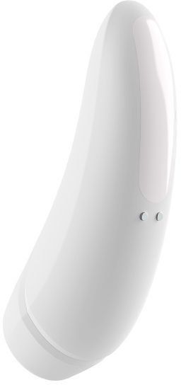 Вакуумный клиторальный стимулятор Satisfyer Curvy 1+ White 669604 фото