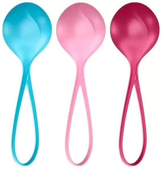 Набір вагінальних кульок Satisfyer Strengthening Balls, 9016501 954927 фото