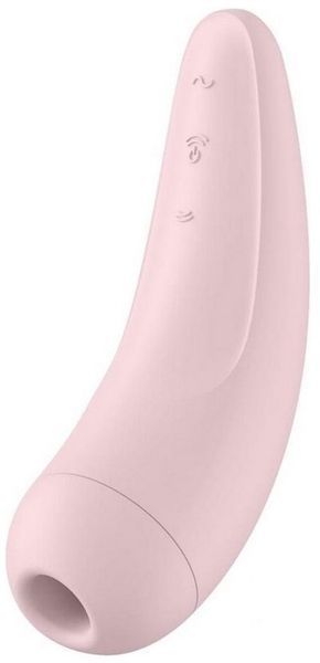 Вакуумный клиторальный стимулятор Satisfyer Curvy 2+ Pink 672289 фото