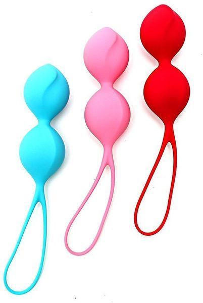 Вагінальні кульки Satisfyer V Balls (3 пари), діаметр 3,4см, маса 79-114-150г, монолітні 515798 фото